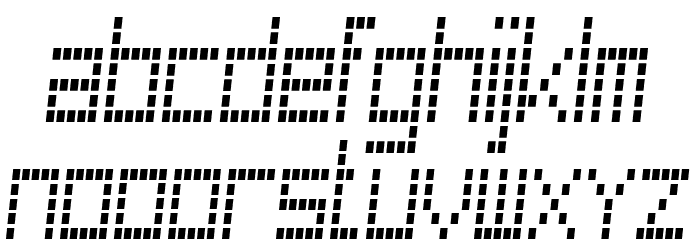 Cuadrada St Italic Font LOWERCASE