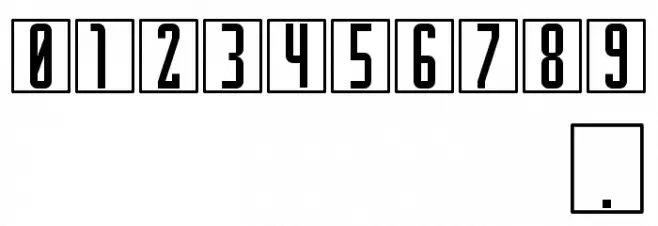 Cuadritos St Font OTHER CHARS