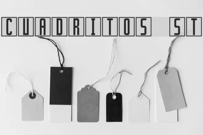 Cuadritos St Font examples