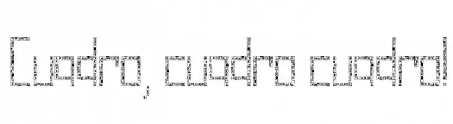 Cuadro, cuadro cuadro!  Frei Schriftart Herunterladen