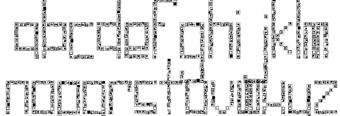 Cuadro, cuadro cuadro! Font LOWERCASE
