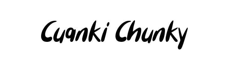 Cuanki Chunky  Frei Schriftart Herunterladen