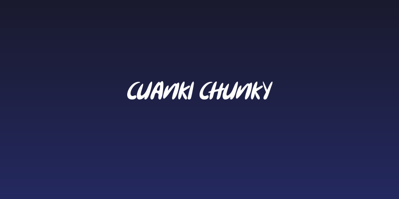 Cuanki Chunky Social Header