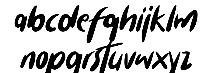 Cuanki Chunky Font LOWERCASE