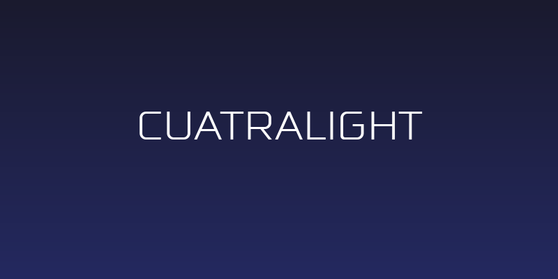 CuatraLight Social Header