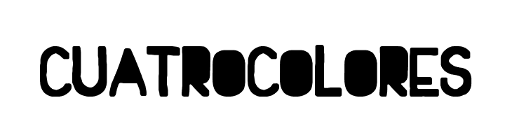 Cuatro Colores  Free Fonts Download