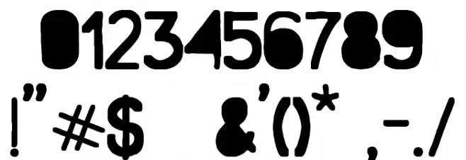 Cuatro Colores Font OTHER CHARS