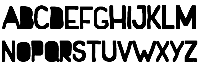 Cuatro Colores Font UPPERCASE