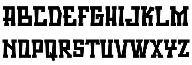 Cuatro Zombies Schriftart Groß
