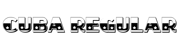 Cuba Regular  フリーフォントのダウンロード