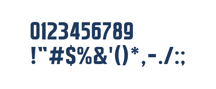 Cubadak Regular Other Characters