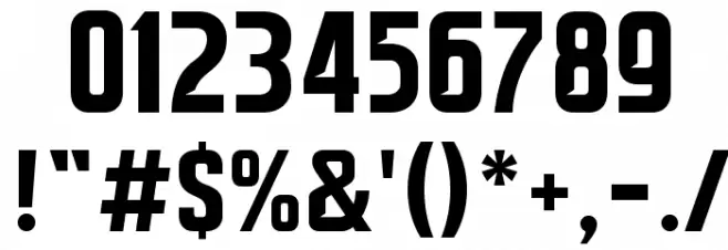 Cubadak Regular Font OTHER CHARS