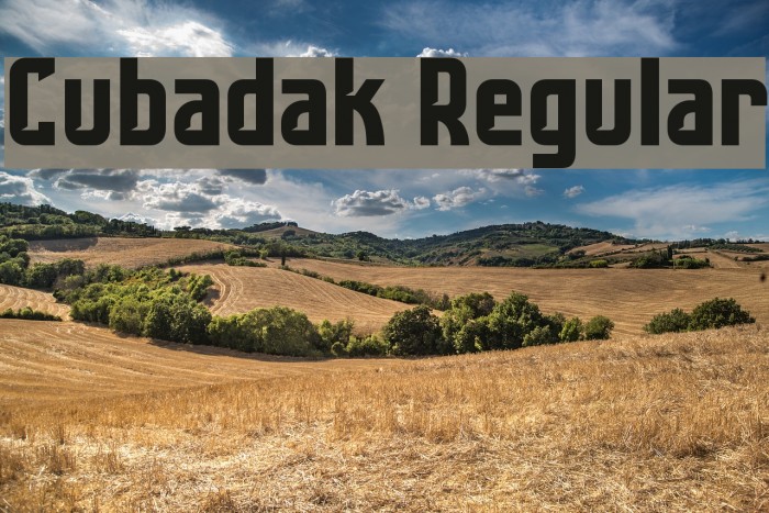 Cubadak Regular Example 3