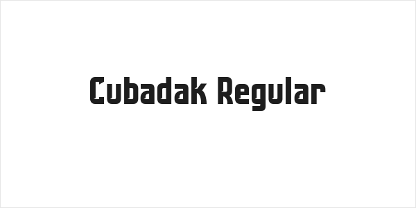 Cubadak Regular Logo