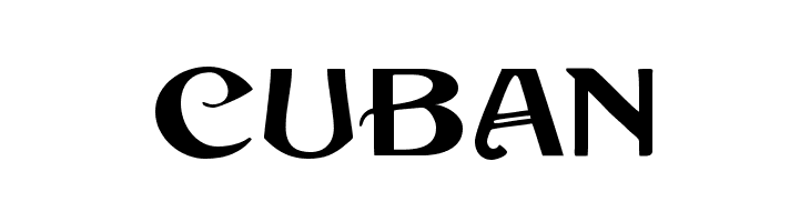 Cuban  नि: शुल्क फ़ॉन्ट्स डाउनलोड