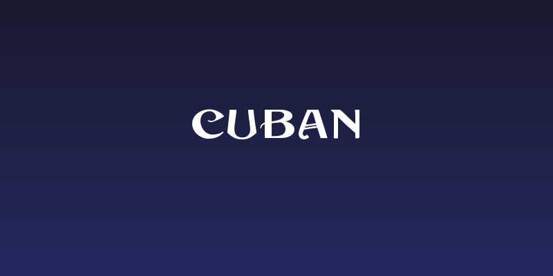 Cuban Social Header