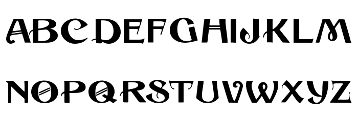 Cuban Font LOWERCASE