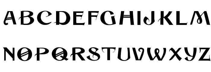 Cuban Font LOWERCASE