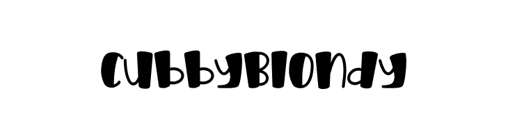 Cubby Blondy  Descarca Fonturi Gratis