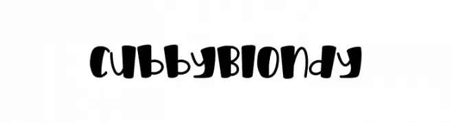 Cubby Blondy  Frei Schriftart Herunterladen