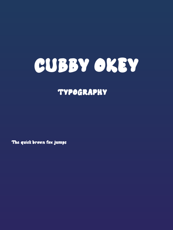 Cubby Okey Poster