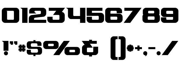 Cube Bold Font OTHER CHARS