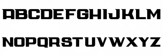 Cube Bold フォント 大文字