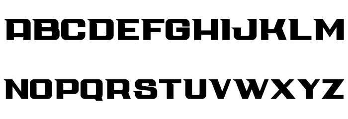 Cube Bold Font LOWERCASE