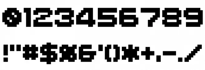 Cube Cavern Font OTHER CHARS