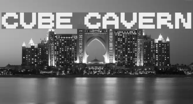Cube Cavern Font examples