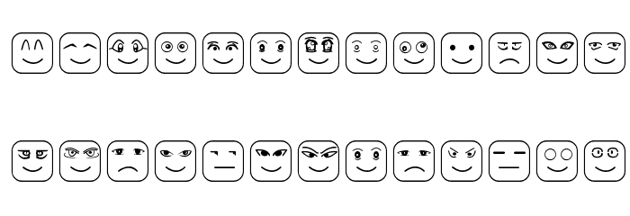 Cube Face ST Font LOWERCASE