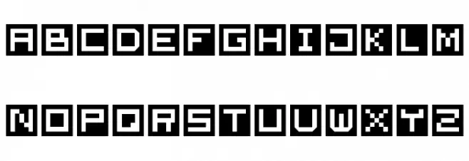 Cube Font Regular 字体 大写