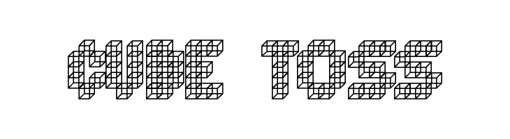 Cube Toss Font