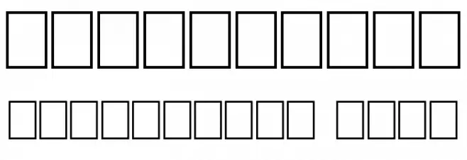 Cube Font OTHER CHARS