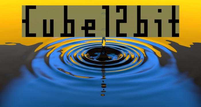 Cube12bit Caratteri examples