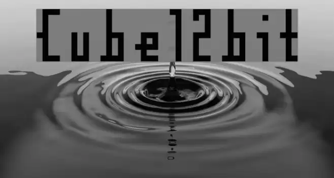 Cube12bit Font examples