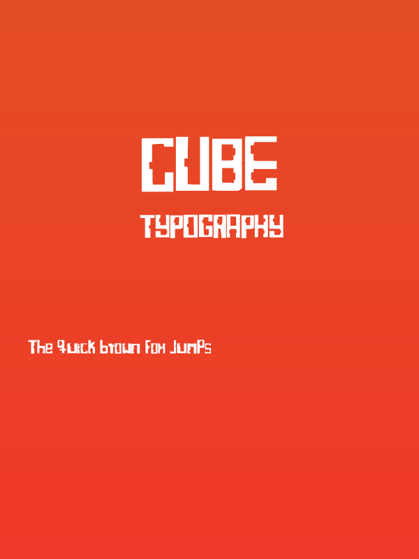 Cube Poster