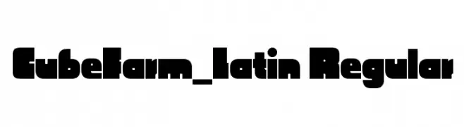 CubeFarm_Latin Regular  Fuentes Gratis Descargar
