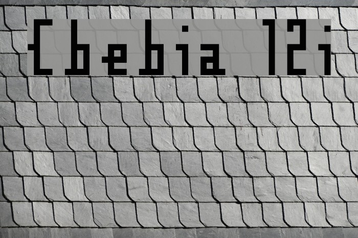 Cubebitmap 12point Font examples