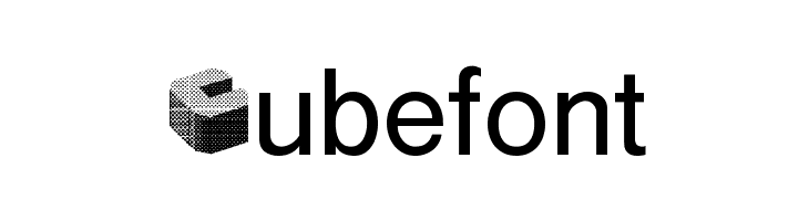 Cubefont Font
