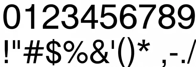Cubefont Font OTHER CHARS
