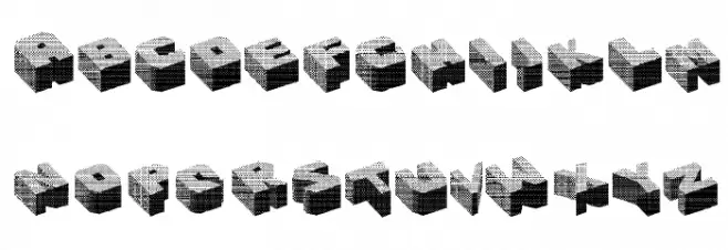 Cubefont Fuentes MAYÚSCULAS