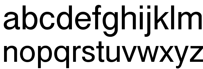 Cubefont Font LOWERCASE
