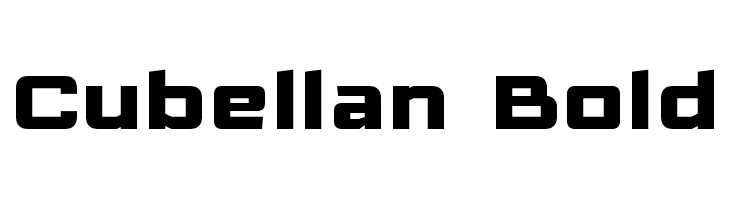 Cubellan Bold  Free Fonts Download