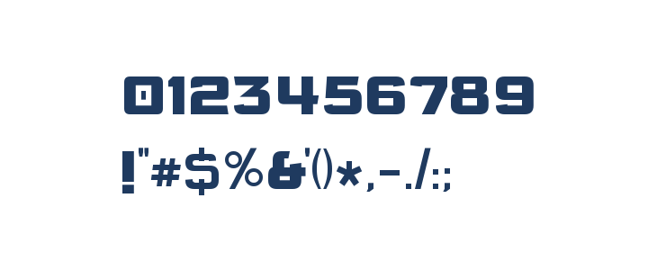 Cubellan Bold Other Characters