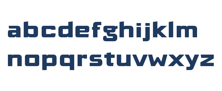 Cubellan Bold Lowercase