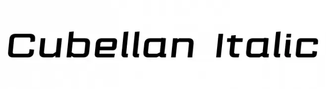 Cubellan Italic  Fuentes Gratis Descargar