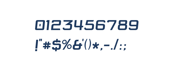 Cubellan Italic Other Characters