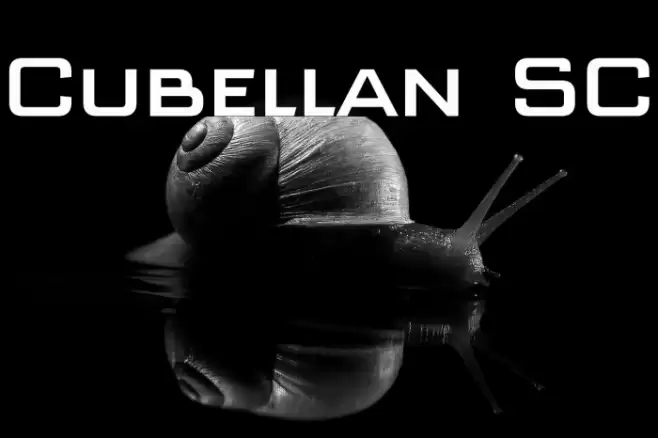 Cubellan SC Font examples