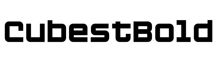 Cubest Bold  Скачать бесплатные шрифты